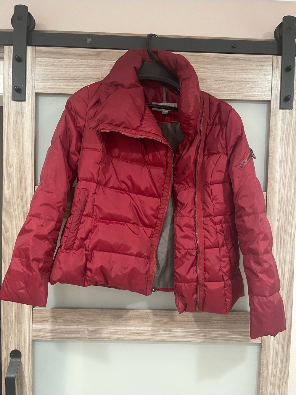 Andrew Marc Crimson Quilted Puffer Jacket